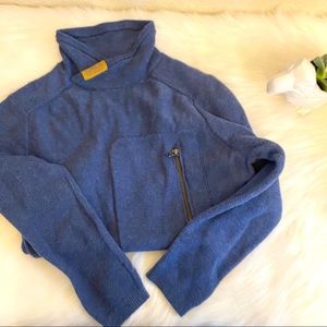 💥5/25 Zara KIDS blue pull over turtle neck jacket